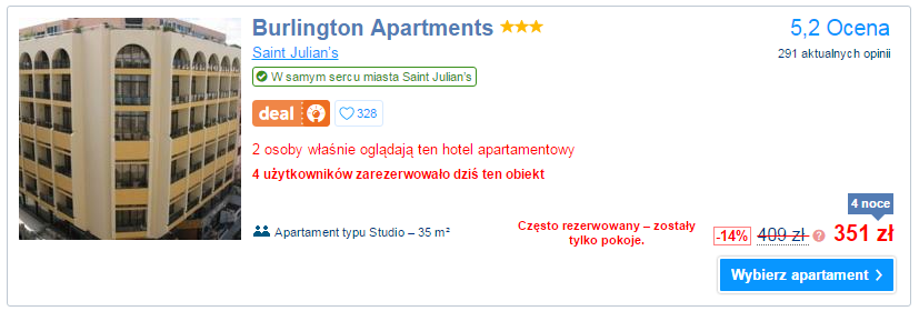 Burlington Apartments malta